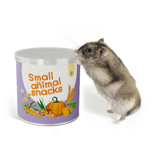 Niteangel Hamster Snack & Treats Spielzeug - Natürliche Leckerli-Mischung für Kleintiere wie Zwerghamster, Syrische Roborowski-Zwerghamster, Rennmäuse, Mäuse, Lemminge, Degus oder andere kleine Haustiere