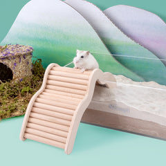 Niteangel Hamster-Kletterspielzeug, Holzleiterbrücke für Hamster, Rennmäuse, Mäuse und Kleintiere