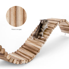 Niteangel Hamster Suspension Bridge Toy - Long Climbing Ladder for Dwarf Syrian Hamster Mice Mouse Gerbils and Other Small Animals