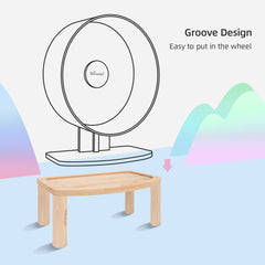 Niteangel Anti-Slide Hamster Wheel Platform - Fits Super-Silent Hamster Wheel | Acrylic Wheel | Wooden Wheel | Cloud Series Hamster Wheel