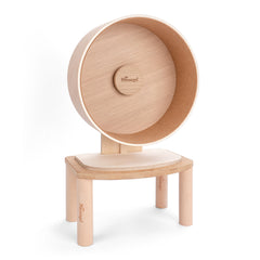 Niteangel Wooden Hamster Exercise Wheel:- Silent Hamster Running Wheel for Hamsters Gerbil Mice and Other Similar-Sized Small Pets