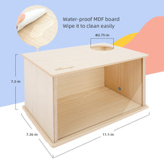 Niteangel Visible Hamster Digging Box: - for Syrian Dwarf Roborovski Campbell Hamsters