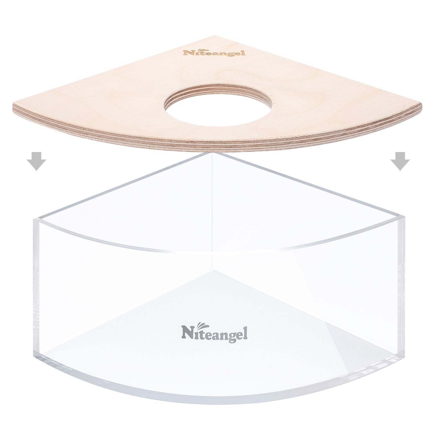 Niteangel Animal Sand-Bath Box: - Acrylic Critter's Sand Bath Shower Room & Digging Sand Container for Hamsters Mice Lemming Gerbils or Other Small Pets