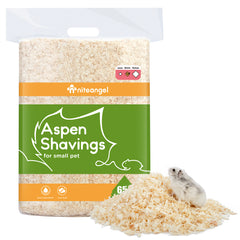 Niteangel Aspen Shaving Hamster Beddings for Syrian Dwarf Hamster Gerbil Mice Degu Rat Rabbit Bunny Guinea Pig Chinchilla Hedgehog or Other Small Pets