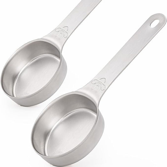 Cuillère doseuse Niteangel pour hamsters - Cuillère doseuse en acier inoxydable pour hamsters nains syriens, gerbilles, souris, octodons ou autres petits animaux de compagnie de taille similaire