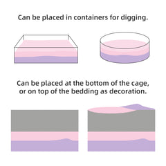 Niteangel Hamster-Papierpellets-Einstreu, 850 g, kleine Aninam-Einstreu für syrische Zwerghamster, Rennmäuse, Mäuse, Mäuse, Lemming, Degus oder andere kleine Haustiere