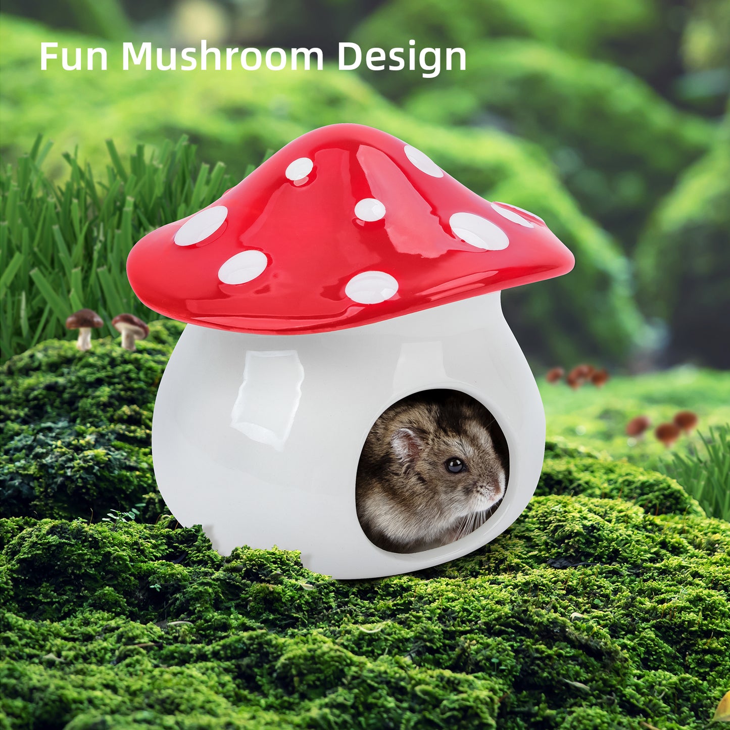 Niteangel Ceramic Hamster Habitat Hideout