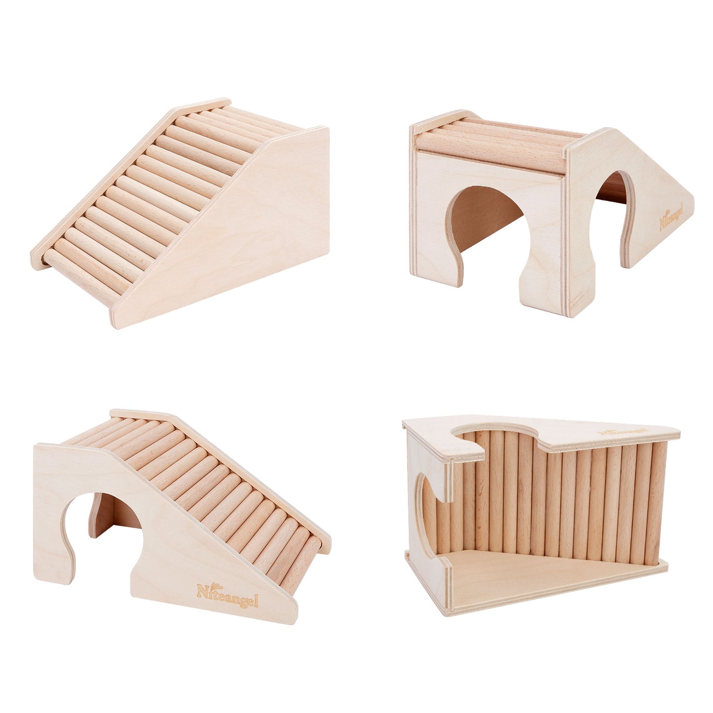 Niteangel Hiding Ladder for Hamsters Gerbils Mice or Similar-Sized Pets
