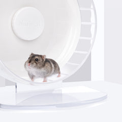 Niteangel Super-Silent Hamster Exercise Wheels: - Quiet Spinner Hamster Running Wheels with Adjustable Stand for Hamsters Gerbils Mice Or Other Small Animals