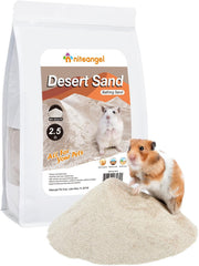 Niteangel Desert Badender Wüstensand für Hamster, Rennmäuse, Mäuse, Degu oder andere kleine Haustiere