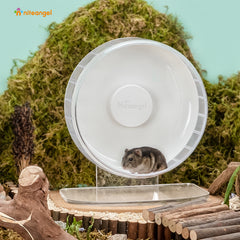 Niteangel Super-Silent Hamster Exercise Wheels: - Quiet Spinner Hamster Running Wheels with Adjustable Stand for Hamsters Gerbils Mice Or Other Small Animals
