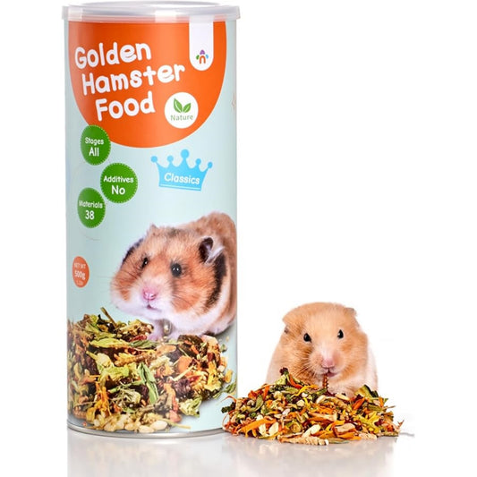 Niteangel Nourriture et friandises pour hamsters - Aliment naturel pour petits animaux, notamment les hamsters dorés syriens et autres animaux de petite taille.