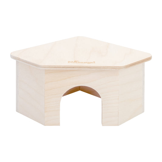 Niteangel Hamster House for Hamsters Gerbils Mice or Similar-Sized Pets (Triangle-Shaped Hamster Hut)