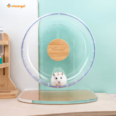 Niteangel Super-Silent Hamster Exercise Wheels: - Quiet Spinner Hamster Running Wheels with Adjustable Stand for Hamsters Gerbils Mice Or Other Small Animals