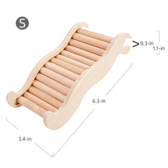 Niteangel Hamster Climbing Toy Wooden Ladder Bridge for Hamsters Gerbils Mice and Small Animals