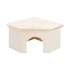 Niteangel Hamster House for Hamsters Gerbils Mice or Similar-Sized Pets (Triangle-Shaped Hamster Hut)