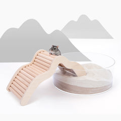 Niteangel Hamster-Kletterspielzeug, Holzleiterbrücke für Hamster, Rennmäuse, Mäuse und Kleintiere