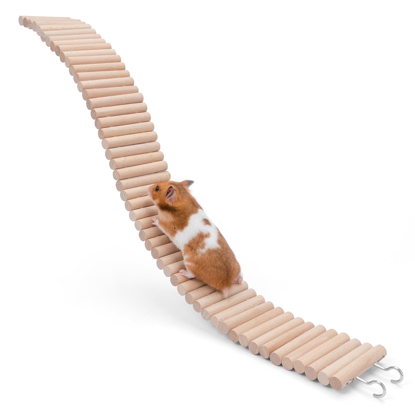 Niteangel Hamster Suspension Bridge Toy - Long Climbing Ladder for Dwarf Syrian Hamster Mice Mouse Gerbils and Other Small Animals