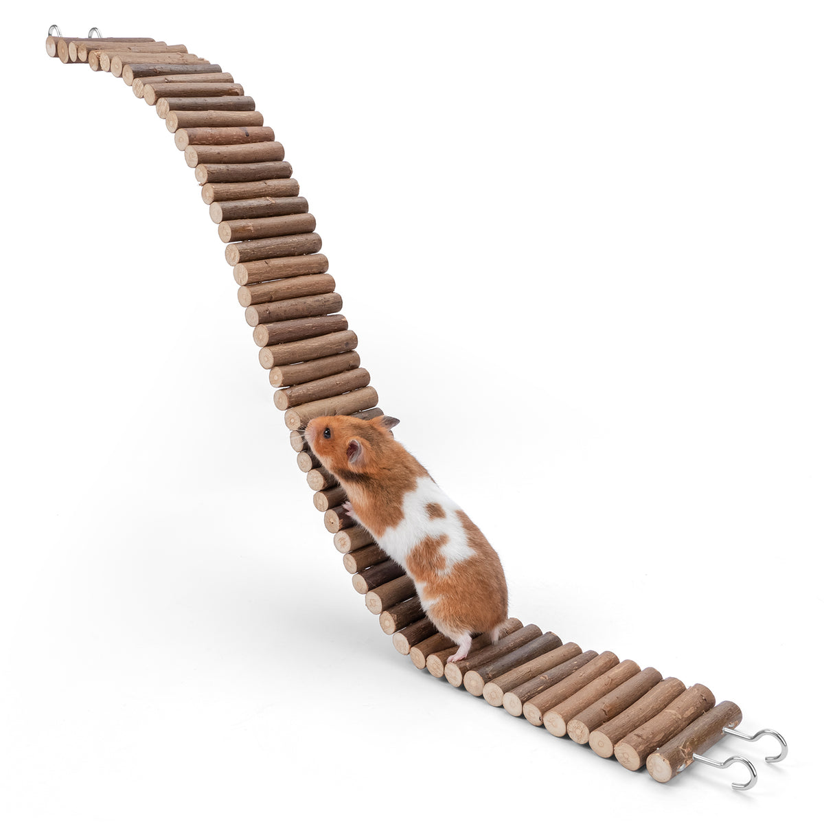 Niteangel Hamster Suspension Bridge Toy - Long Climbing Ladder for Dwarf Syrian Hamster Mice Mouse Gerbils and Other Small Animals