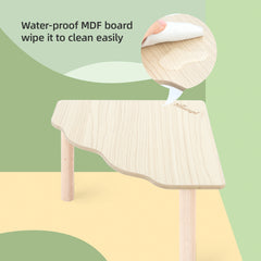 Niteangel Hamster Play Wooden Platform for Dwarf Syrian Hamsters Gerbils Mice Degus or Other Small Pets