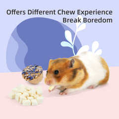 Niteangel Jouet Friandises et En-cas pour Hamsters - Mélange de friandises naturelles pour petits animaux, notamment hamsters nains syriens, gerbilles, souris, lemmings, octodons et autres petits animaux de compagnie.