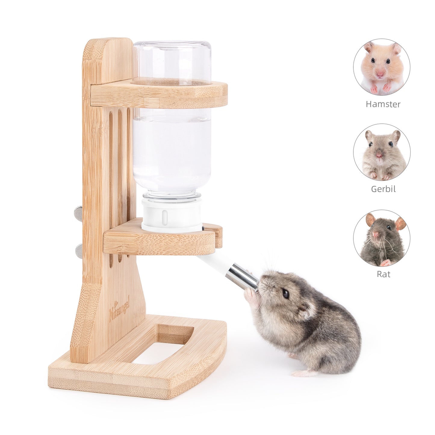 Niteangel Wasserflasche mit Ständer für kleine Nagetiere