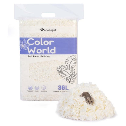 Niteangel Litter for Hamsters, Dwarf Hamsters, Gerbils, Mice, Degus, Rats, Rabbits, Guinea Pigs, Chinchillas, Hedgehogs or Other Small Pets