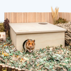 Niteangel 3-Chamber Hideout For Hamsters & Mice