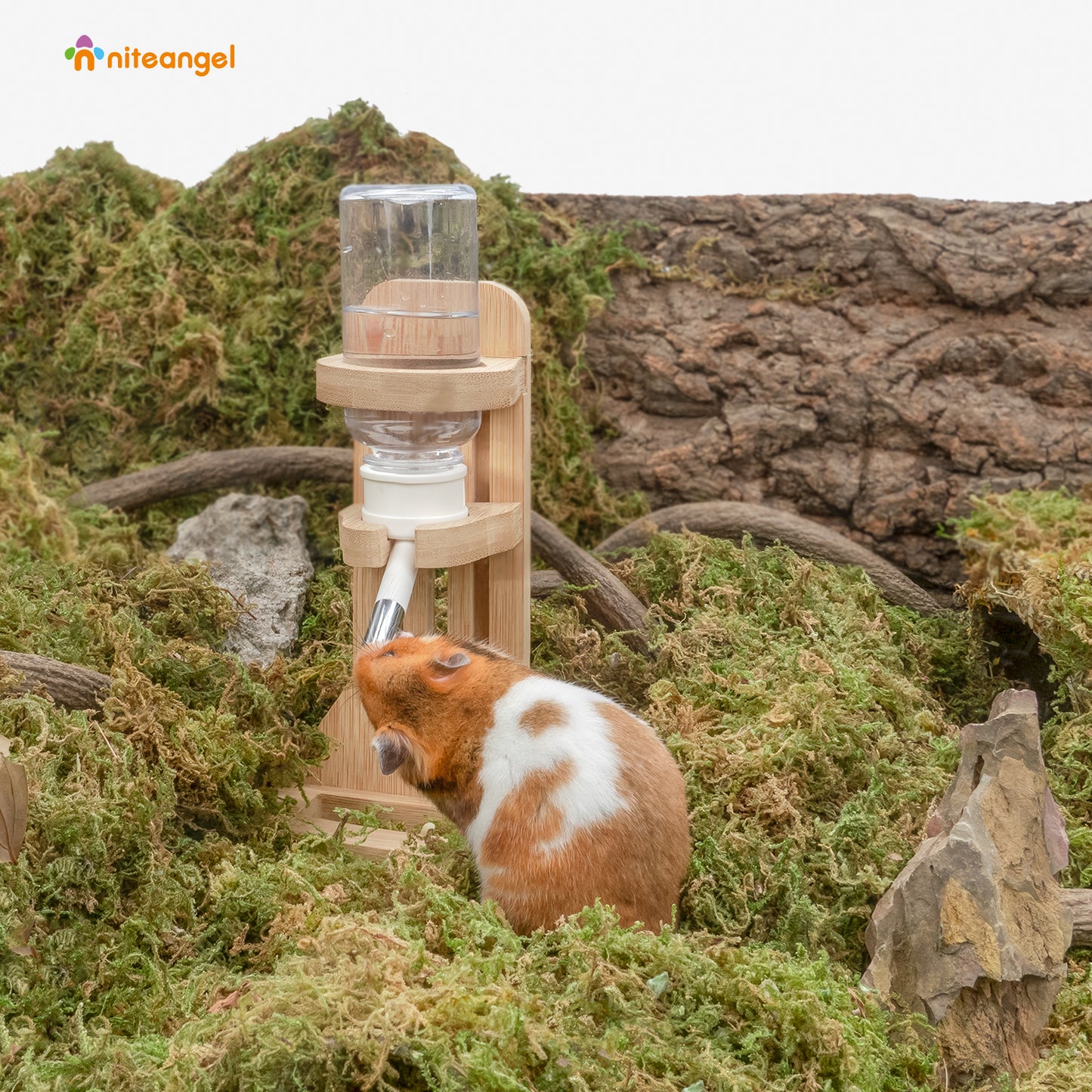 Niteangel Wasserflasche mit Ständer für kleine Nagetiere