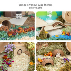 Niteangel Natural & Soft Hamster Bedding Mate Small Animal Habitat Decor for Syrian Dwarf Hamsters Gerbi
