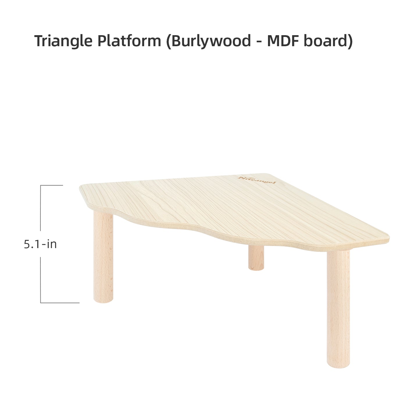 Niteangel Hamster Play Wooden Platform for Dwarf Syrian Hamsters Gerbils Mice Degus or Other Small Pets