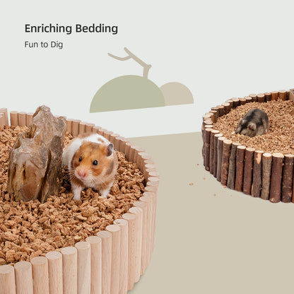 Niteangel Natural Oak granula Hamster Bedding Pet Litter for Dwarf Syrian Hamsters, Gerbils, mices, Degus or Other Small Animal