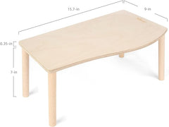 Niteangel Hamster Birch Wood Platform for Small aminals' Food Bowl Drinking Bottle and Other cage Accessories