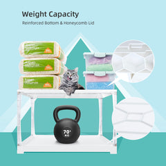 Niteangel Stacker Series Hamster Cage - Stackable & Large Glass Enclosure for Hamster Gerbils Mice Lemming Degus or Other Small-Sized Pets