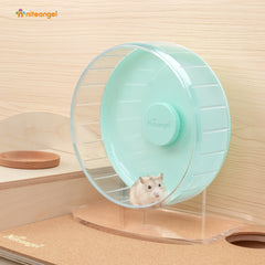 Niteangel Super-Silent Hamster Exercise Wheels: - Quiet Spinner Hamster Running Wheels with Adjustable Stand for Hamsters Gerbils Mice Or Other Small Animals