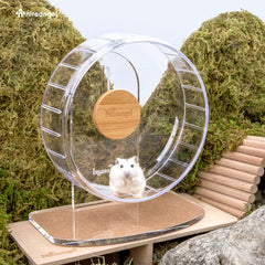 Niteangel Super-Silent Hamster Exercise Wheels: - Quiet Spinner Hamster Running Wheels with Adjustable Stand for Hamsters Gerbils Mice Or Other Small Animals