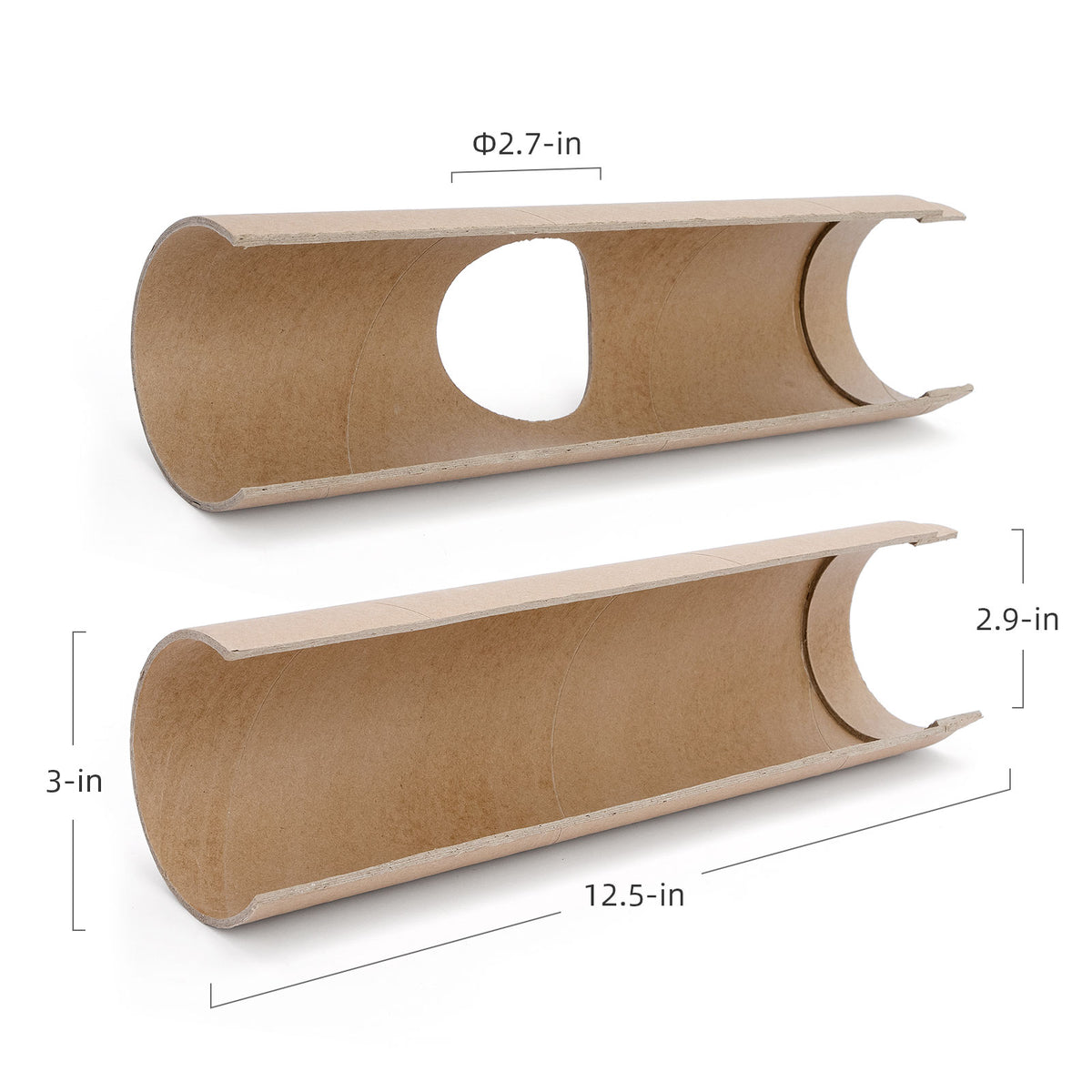 Niteangel Hamster-Tunnel-Set aus Pappe – Bauen Sie einen einzigartigen Röhrenbau als Versteck für Kleintiere wie Hamster, Mäuse, Rennmäuse und Mäuse. 