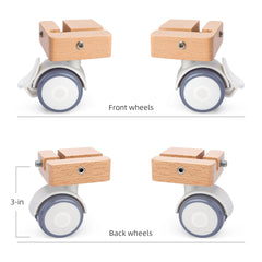 Niteangel Supplement Universal Wheel - Only Fits for Niteangel Vista Series - MDF Aspen Hamster Cage to Move Your Hamster Cage Simply (For Niteangel Vista - Oblique Opening Door)