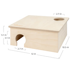 Niteangel 3-Chamber Hideout For Hamsters & Mice