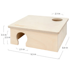 Niteangel 3-Chamber Hideout For Hamsters & Mice