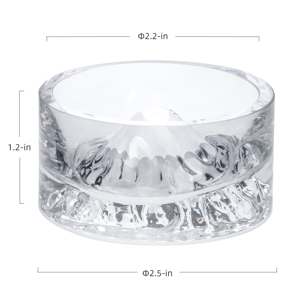 Niteangel Hamster Feeding & Water Bowls - Small Animal Glass Drinking Bowls for Dwarf Syrian Hamsters Gerbils Mice Rats or Other Similar-Sized Small Pets